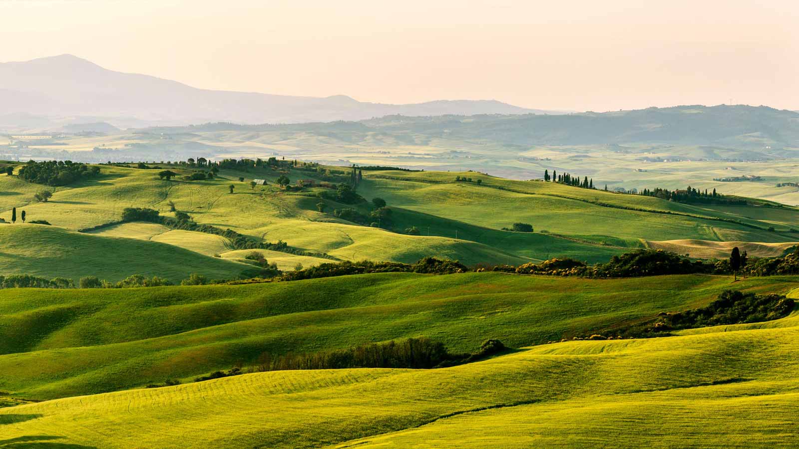 The valley seen from above